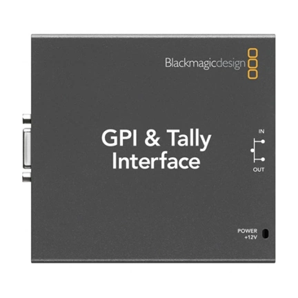 BLACKMAGIC DESIGN GPI and Tally interfész