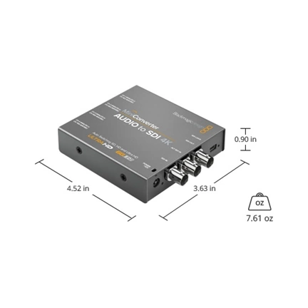 BLACKMAGIC DESIGN Mini Converter - Audio to SDI 4K