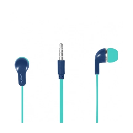 CANYON CNS-CEPM02GBL fülhallgató mikrofonnal kék+zöld
