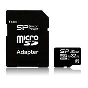Card MICRO SDHC Silicon Power 32GB UHS-I Elite 1 Adapter (40MB/s | 15MB/s) CL10