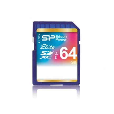 Card SDXC Silicon Power 64GB UHS-I Elite (85MB/s) CL10