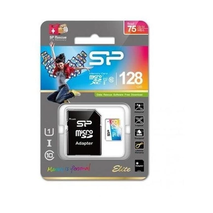 Card micro SDXC Silicon Power Elite 128GB Class 10