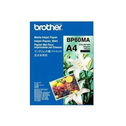 PHOTO PAPER BROTHER BP60MA A4 tintasugaras papír matt, 145g (25 lap)