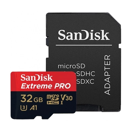 SANDISK Extreme MicroSDHC  + adapter 32GB