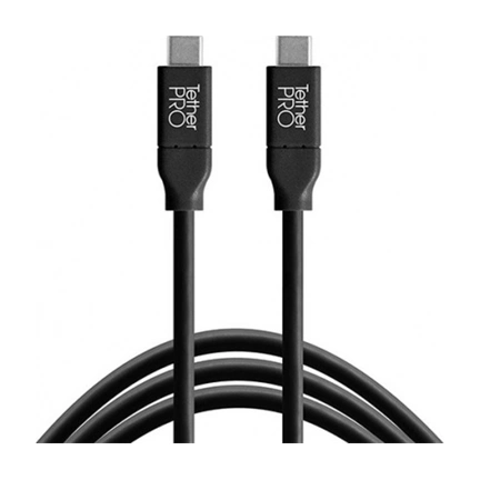 TetherPro USB-C to USB-C, (4.6m) BLK