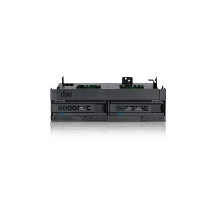 2x2.5" SAS/SATA HDD/SSD Mobile Rack + Ultra Slim/Slim Optical Drive Slot for 5.25 Bay – Comparable to Tray-less Design