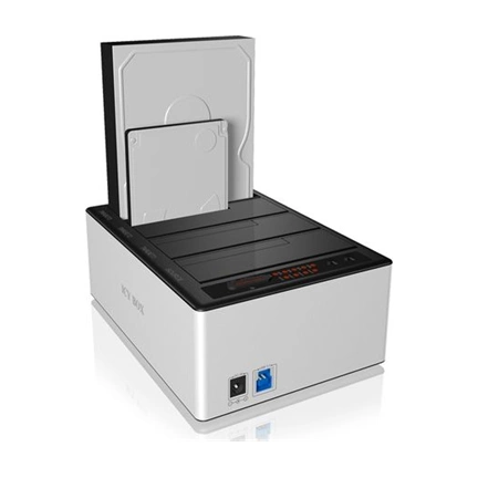 4bay docking- and clone station for 2.5" und 3.5" SATA HDDs with Cloning function and USB 3.0 4bay docking- and clone station for 2.5" und 3.5" SATA HDDs with Cloning function and USB 3.0