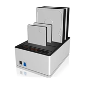 4bay docking- and clone station for 2.5" und 3.5" SATA HDDs with Cloning function and USB 3.0 4bay docking- and clone station for 2.5" und 3.5" SATA HDDs with Cloning function and USB 3.0