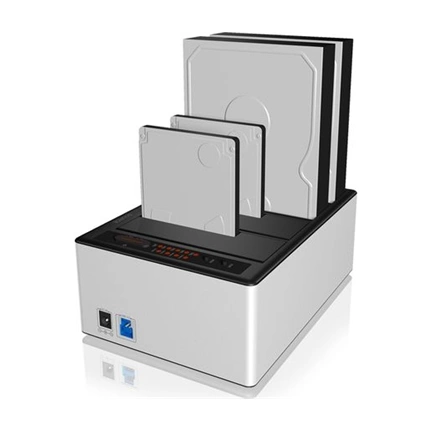 4bay docking- and clone station for 2.5" und 3.5" SATA HDDs with Cloning function and USB 3.0 4bay docking- and clone station for 2.5" und 3.5" SATA HDDs with Cloning function and USB 3.0