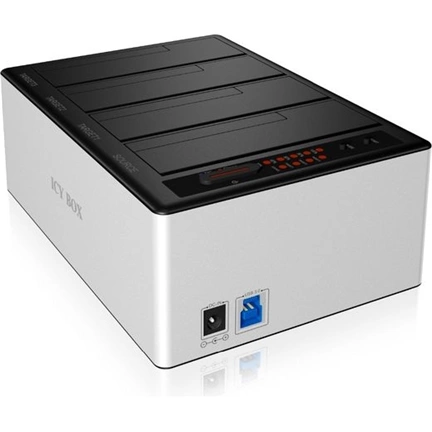 4bay docking- and clone station for 2.5" und 3.5" SATA HDDs with Cloning function and USB 3.0 4bay docking- and clone station for 2.5" und 3.5" SATA HDDs with Cloning function and USB 3.0
