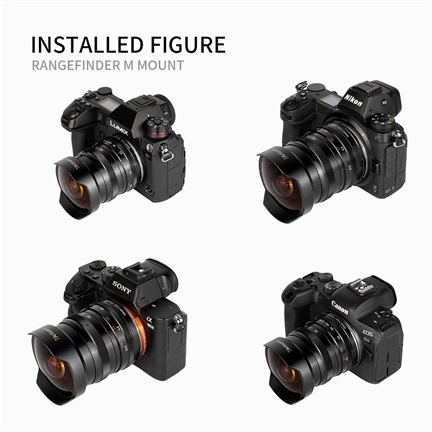 7Artisans 10mm f/2.8 halszem manuális objektív fekete (Nikon-Z) Full Frame