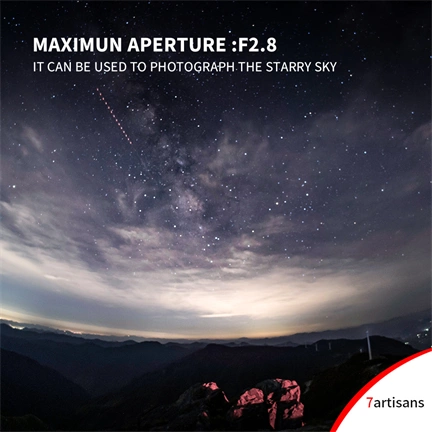 7Artisans 10mm f/2.8 halszem manuális objektív fekete (Nikon-Z) Full Frame