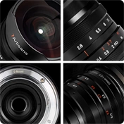 7Artisans 10mm f/2.8 halszem manuális objektív fekete (Nikon-Z) Full Frame