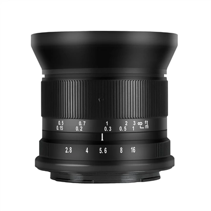 7Artisans 12mm f/2.8 mkII manuális objektív fekete (MFT)