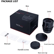 7Artisans 25mm T1.05 Cine manuális objektív fekete (L) APS-C