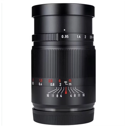 7Artisans 25mm f/0.95 manuális objektív fekete (Sony-E) APS-C