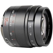 7Artisans 35mm f/0.95 manuális objektív fekete (EOS-M) APS-C