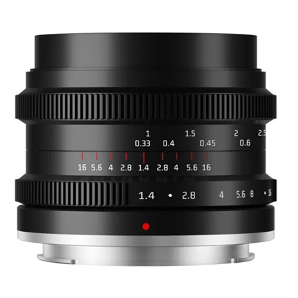 7Artisans 35mm f/1.4 manuális objektív fekete (Sony-E) Full Frame