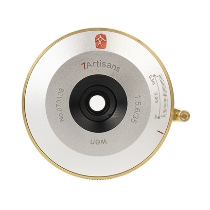 7Artisans 35mm f/5.6 pancake manuális objektív ezüst (Leica M) Full Frame