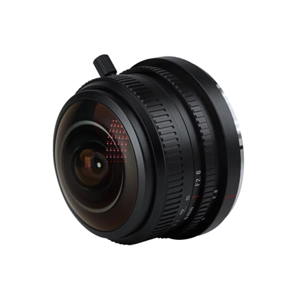 7Artisans 4mm f/2.8 cirkuláris-halszem manuális objektív fekete (MFT)