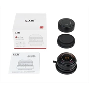 7Artisans 4mm f/2.8 cirkuláris-halszem manuális objektív fekete (Sony-E) APS-C