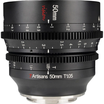 7Artisans 50mm T1.05 Cine manuális objektív fekete (MFT)