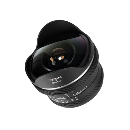 7Artisans 6mm f/2.0 manuális halszem objektív (M43) APS-C (6F2B-M)