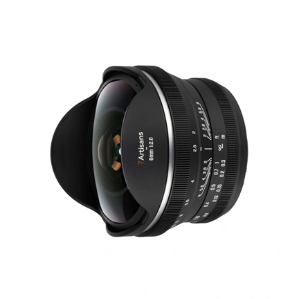 7Artisans 6mm f/2.0 manuális halszem objektív (M43) APS-C (6F2B-M)