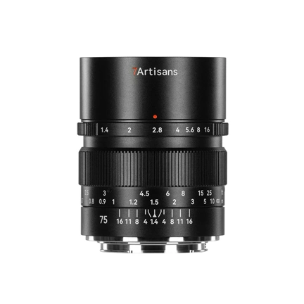 7Artisans 75mm f/1.4 full frame (Nikon-Z) manuális objektív (75F14B-Z)