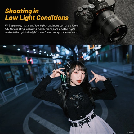 7Artisans AF 24mm F1.8 autófókuszos objektív (Sony-E) Full Frame (AF24F18B-E)