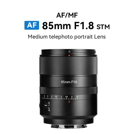 7Artisans AF 85mm F1.8 autófókuszos objektív (L) Full Frame AF fekete (AF85F18-L)