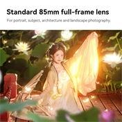 7Artisans AF 85mm F1.8 autófókuszos objektív (L) Full Frame AF fekete (AF85F18-L)