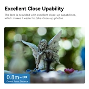 7Artisans AF 85mm F1.8 autófókuszos objektív (Sony-E) Full Frame AF fekete (AF85F18-E)