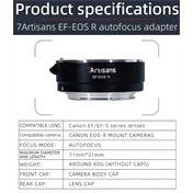 7Artisans Autofocus adapter for Canon EF - Canon RF (EF-R)