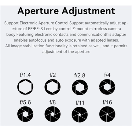 7Artisans Autofocus adapter for Canon EF - Nikon Z (EF-Z)