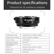 7Artisans Autofocus adapter for Canon EF - Sony E (EF-E)