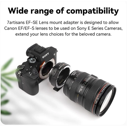 7Artisans Autofocus adapter for Canon EF - Sony E (EF-E)
