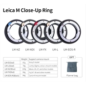 7Artisans Close Focus Adapter közgyűrű Leica M - Fuji FX (M-FX)