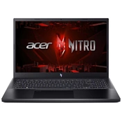 ACER Aspire Nitro ANV15-51-56JA, 15.6" FHD IPS, Intel Core i5-13420H, 16GB, 512GB SSD, GeForce RTX 4050, DOS, fekete