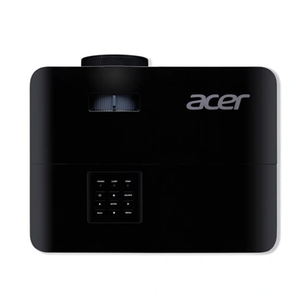 ACER DLP 3D Projektor X1228, XGA (1024x768), 4:3, 4800Lm, 20000/1, HDMI, VGA, fekete