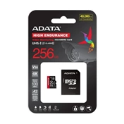 ADATA 256GB Micro SDXC UHS-I U3 V30S + Adapter 100/80 MB/s High Endurance