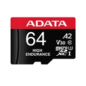 ADATA 64GB Micro SDXC UHS-I U3 V30S + Adapter 100/70 MB/s High Endurance