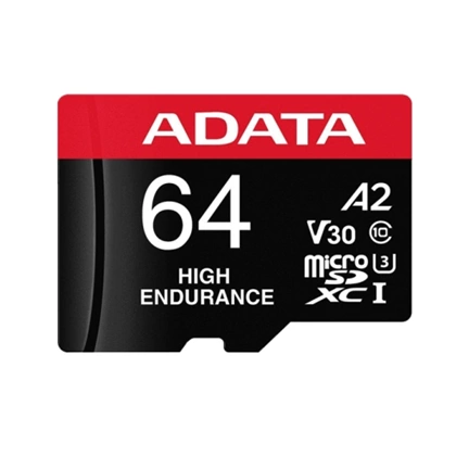 ADATA 64GB Micro SDXC UHS-I U3 V30S + Adapter 100/70 MB/s High Endurance