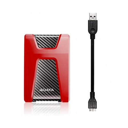 ADATA AHD650 2,5" 1TB USB3.1 ütésálló piros külső winchester