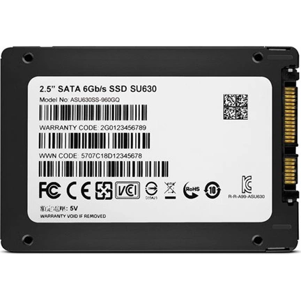 ADATA SSD 2.5" SATA3 480GB SU630