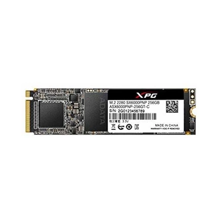 ADATA SSD M.2 2280 NVMe PCIe Gen3 x4 256GB ASX6000