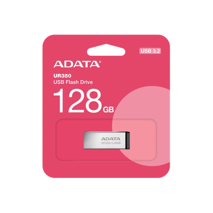 ADATA UR350 USB 3.2 Gen1 Type-A 128GB fekete