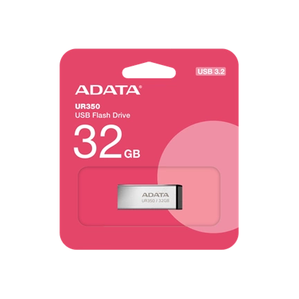 ADATA UR350 USB 3.2 Gen1 Type-A 32GB fekete