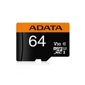 ADATA memory card Premier Pro MICROSDXC 64GB UHS-I U3 V30S(R100MB/s)