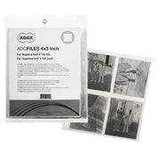 ADOX ADOFILE polipropilén negatívtároló lap (4 db 4x5" vagy 9x12 filmhez – 100 lap)
